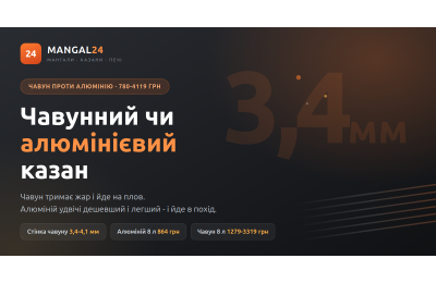 Чавунний чи алюмінієвий казан: що брати для плову і для походу
