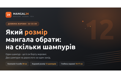 Який розмір мангала обрати: на скільки шампурів і для якої компанії