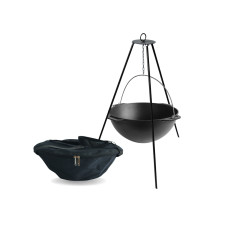 Казан чавунний азіатський 6 л з триногою та чохлом