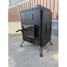 Піч камін Vulkan Elit 150 м3 зі склом