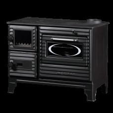 Duval EK-5237BL (BLACK EDITION) Дровяна піч-кухня «євро буржуйка» з духовкою
