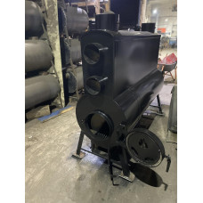 Піч теплогенератор с обдувом POLTAVKA Turbo 2500 м3. Топка 12 мм.